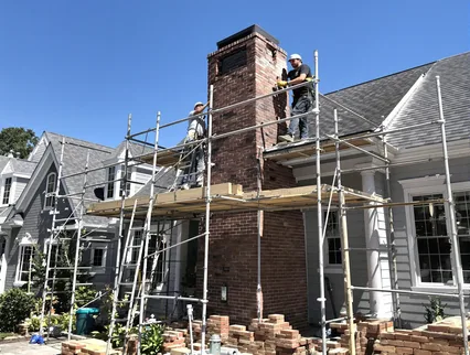 Chimney Rebuilding in Medfield