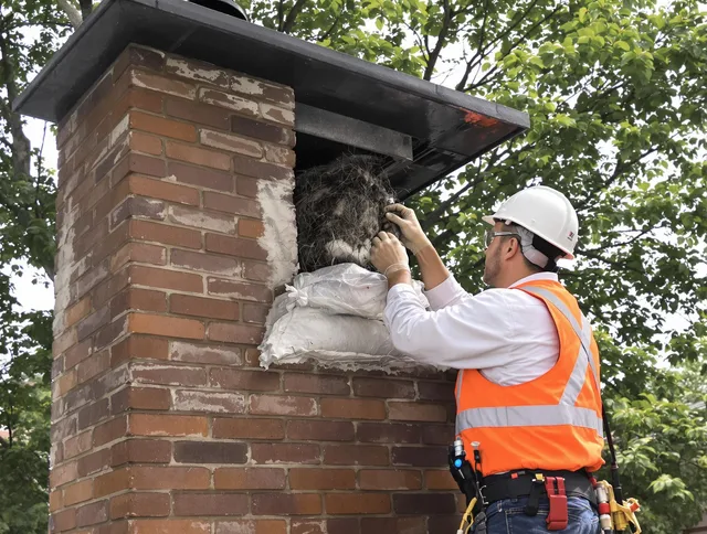 Humane removal of debris and animals by Medfield Chimney Sweep in Medfield, MA