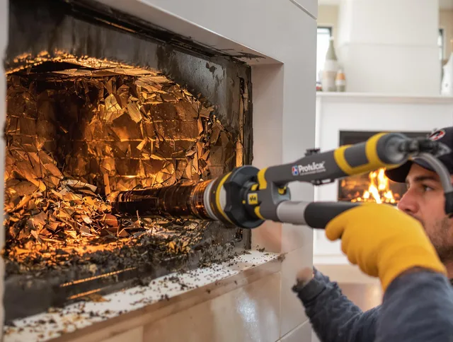 Professional chimney cleaning by Medfield Chimney Sweep in Medfield, MA