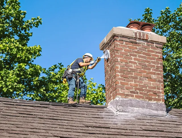 Medfield Chimney Sweep performing an inspection with advanced tools in Medfield, MA