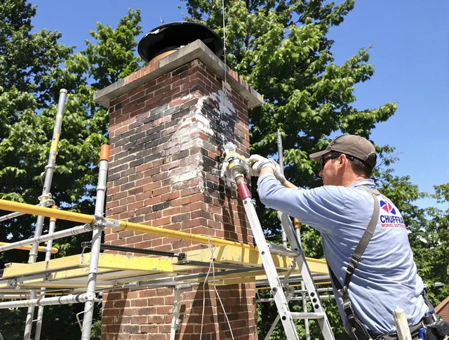 Structural chimney repair by Medfield Chimney Sweep in Medfield, MA